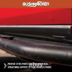 Bushwacker Trail Armor Side Rocker 4-Piece Set, Black, Textured Finish 14065