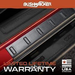 Bushwacker Trail Armor Side Rocker 4-Piece Set, Black, Textured Finish 14065