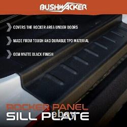 Bushwacker Trail Armor Side Rocker 4-Piece Set, Black, Textured Finish 14