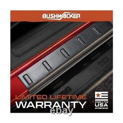 Bushwacker Trail Armor Side Rocker 4-Piece Set, Black, Textured Finish 14