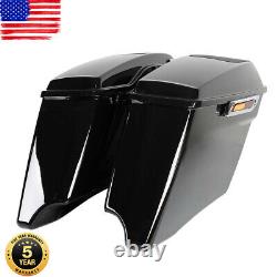 CVO Extended Stretched Bags with 6x9'' Speaker Lids for 2014-2021 Harley Touring