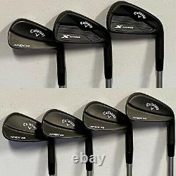 Callaway Apex MB 18 / X Forged Combo Iron Set (4-PW) MINT Xtreme Dark Finish