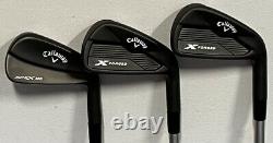 Callaway Apex MB 18 / X Forged Combo Iron Set (4-PW) MINT Xtreme Dark Finish