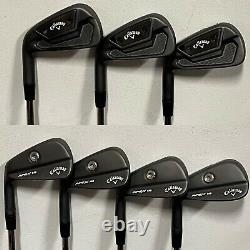 Callaway Apex MB 21 Combo Iron Set (4-PW) LH MINT Xtreme Dark Finish