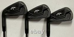 Callaway Apex MB 21 Combo Iron Set (4-PW) LH MINT Xtreme Dark Finish