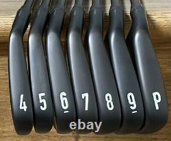 Callaway Apex MB 21 Forged Iron Set (4-PW) LH Xtreme Dark Finish BLK KBS