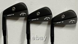 Callaway Apex MB 21 Forged Iron Set (4-PW) LH Xtreme Dark Finish BLK KBS