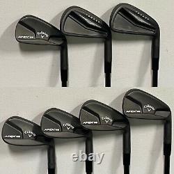 Callaway Apex MB Forged Combo Iron Set (4-PW) Xtreme Dark Finish Black KBS