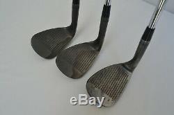 Callaway Mack Daddy 4 Wedge Set 52/56/60. S200 (Stiff) Shafts. Black/Raw Finish