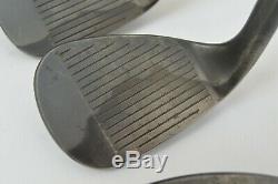 Callaway Mack Daddy 4 Wedge Set 52/56/60. S200 (Stiff) Shafts. Black/Raw Finish