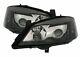 Clear Black Finish Halogen Headlights Set For For Opel Astra G 98-05