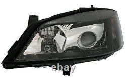Clear black finish headlight set for XENON D2S for OPEL ASTRA G 98-05
