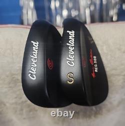 Cleveland 588 Black Nitride 2 Wedge Set 56 & 60 Spine Aligned Black S300