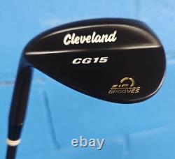 Cleveland Cg15 Black Nitride 3 Wedge Set 52-56-60 Spine Aligned Black S300 Lh