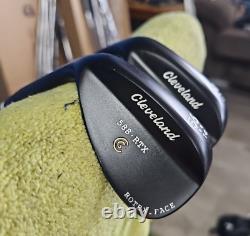Cleveland Rtx 588 Black Nitride 2 Wedge Set 56 & 60 Spine Aligned Black S300 Lh