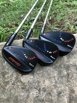 Cleveland Wedge RTX 3 Set 50, 54, 58 Blacked Out Finish Golf Club Hand Stamped