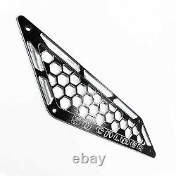 Custom CNC Air Intake Grille Bezel Set Black Finish Polaris RZR PRO XP 2 4 Seat