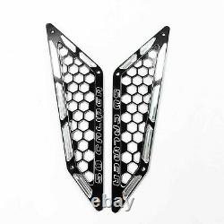 Custom CNC Air Intake Grille Bezel Set Black Finish Polaris RZR PRO XP 2 4 Seat