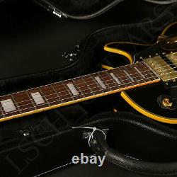 Custom Shop Black Finish 1958 Style H-H-H Pickup Gold Hardware Yellow Binding