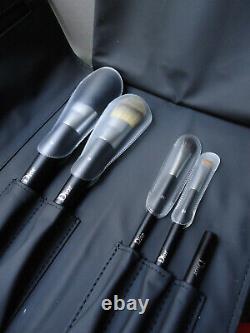 DIOR Full Size Professional Finish Backstage Brush Set Lux Faux Patent Case New
