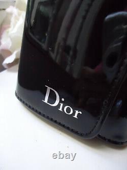 DIOR Full Size Professional Finish Backstage Brush Set Lux Faux Patent Case New