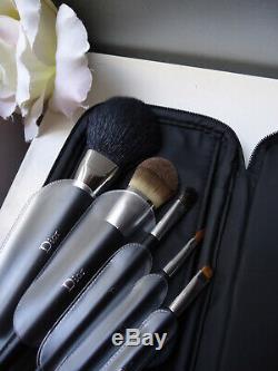 DIOR Professional Finish Backstage Brush Set Lux 19cm Faux Patent Case NewNo Box