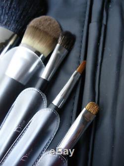 DIOR Professional Finish Backstage Brush Set Lux 19cm Faux Patent Case NewNo Box