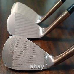 DTG Copper Finish Wedge Set. 50°, 54°, 58°. RH or LH and more lofts available