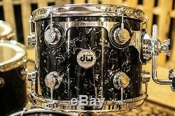 DW Collector's Black Velvet Finish Ply Drum Set 22, 12, 16 SO# 827961