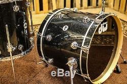 DW Collector's Series Maple Drum Set 20,12,16, Black Ice Finish Ply SO# 1123897