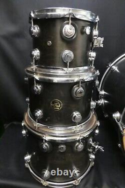DW Collector's Series Maple Standard Black Stain Finish 6 piece Drum Set