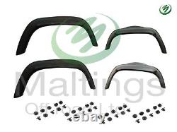 Defender wheel arch spat set landrover defender eyebrow set black gloss finish