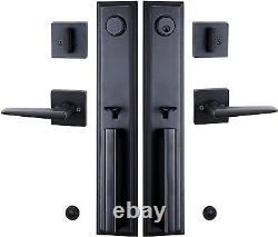 Double Doors Handle Lock Set? For Frond & Entry Door? - Oil Rubbed Bronze Finish