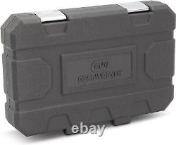 Durable 6-Point Metric Impact Socket Set in Black Phosphate Finish 15-Piece
