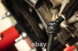 Durable 6-Point Metric Impact Socket Set in Black Phosphate Finish 15-Piece