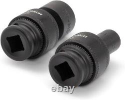 Durable 6-Point Metric Impact Socket Set in Black Phosphate Finish 15-Piece
