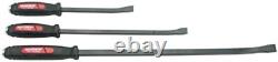 Durable Ergonomic Curved Pry Bar Set Black Oxide Finish for Enhanced Longevity
