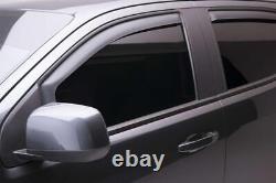 EGR 571395 EGR in-channel window visors front & rear set matte black finish