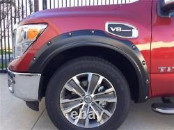EGR 796005 EGR bolt-on look fender flare set matte black finish level 2