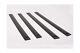 Egr 953474 Rugged Look Body Side Molding 4 Piece Set Black Finish Compatible