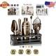 Elegant Cocktail Shaker Set 16-piece Bar Tools With Brass & Black Finish