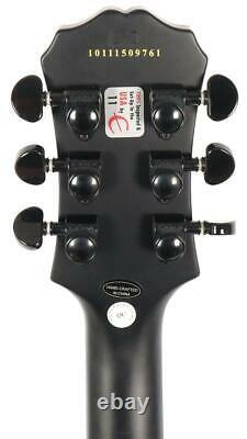 Epiphone Goth Gothic Les Paul Evertune Set-Neck Electric Guitar Black Finish