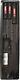 Ergonomic 3-piece Black Oxide Finish Screwdriver Pry Bar Set For Professionals