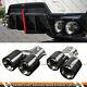 For Bmw M240i M440i M550i Z4 M40i Carbon Fiber Stainless Steel Quad Exhaust Tip