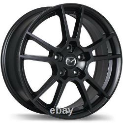 FULL SET Genuine Mazda M006 Alloy Rims (Satin Black Finish) 18 x 7.5