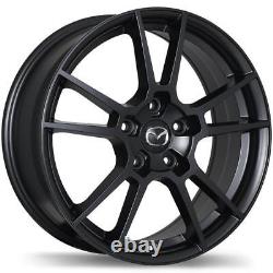 FULL SET Genuine Mazda M006 Alloy Wheel (Satin Black Finish) 17 x 7.0