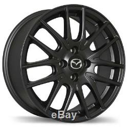 FULL SET Genuine Mazda M009 Alloy Rims (Matte Black Finish) 17 x 7.0