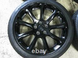 Fact Oem Set Of 19 Maserati Quattroporte Bbs Wheels Black Finish Pirelli Tires