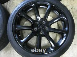 Fact Oem Set Of 19 Maserati Quattroporte Bbs Wheels Black Finish Pirelli Tires