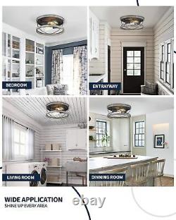Farmhouse Wood Lights, Set of 2 Matching Bundle. White Wood in Black Finish